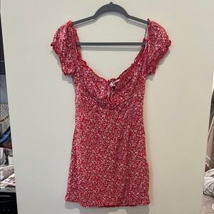 Floral Red dress